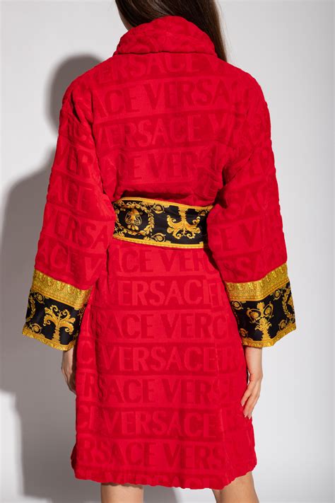 versace robe saks|Versace personalized robe.